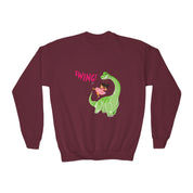 Brontosaurus Swing! Kids Cotton Sweatshirt