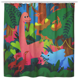 Jungle Hang Out Shower Curtain