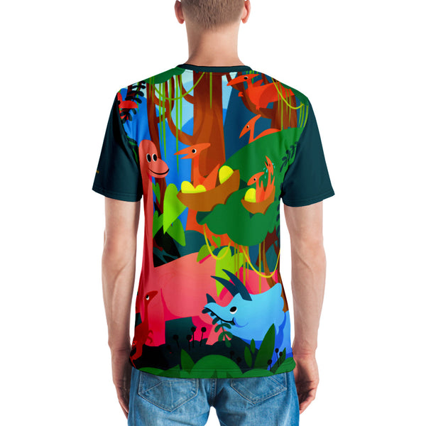 Dinosaurs in The Forest Men's T-Shirt