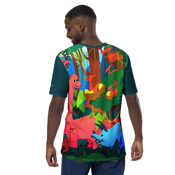 Dinosaurs in The Forest Men's T-Shirt