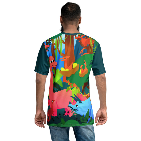 Dinosaurs in The Forest Men's T-Shirt