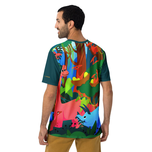 Dinosaurs in The Forest Men's T-Shirt