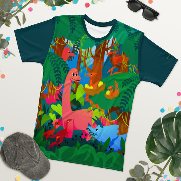 Dinosaurs in The Forest Men's T-Shirt