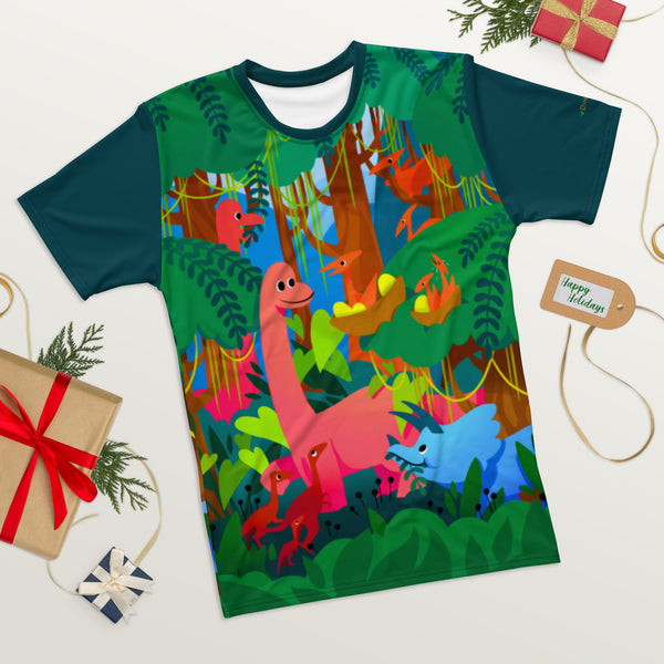 Dinosaurs in The Forest Men's T-Shirt