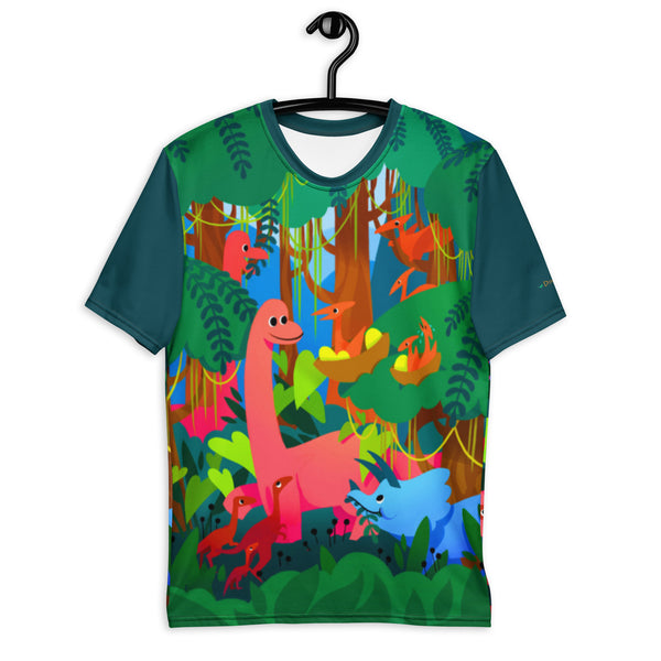 Dinosaurs in The Forest Men's T-Shirt