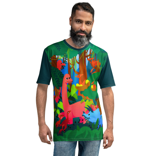 Dinosaurs in The Forest Men's T-Shirt