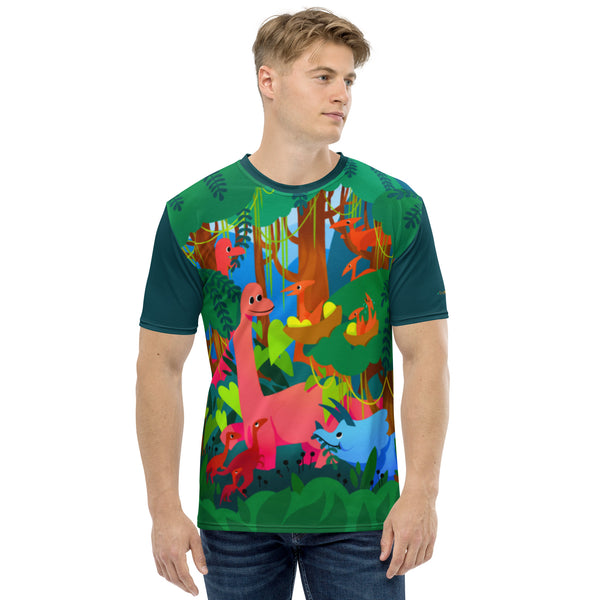 Dinosaurs in The Forest Men's T-Shirt