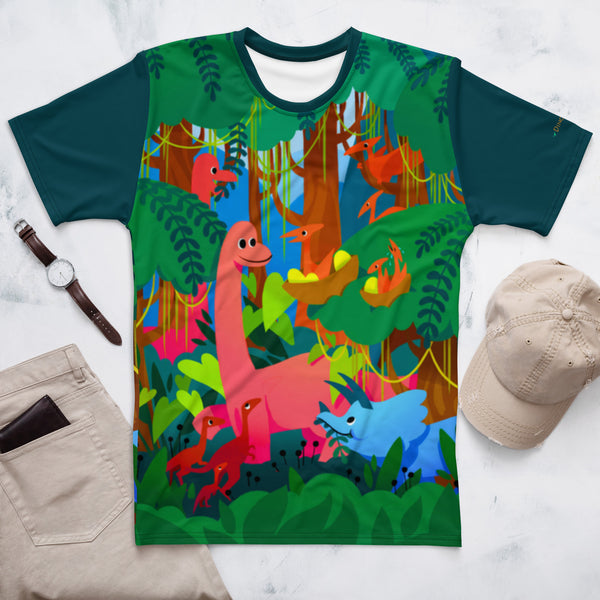 Dinosaurs in The Forest Men's T-Shirt