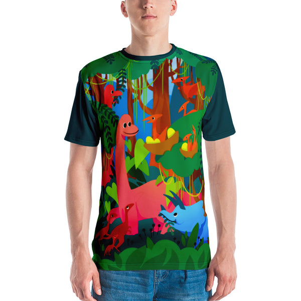 Dinosaurs in The Forest Men's T-Shirt