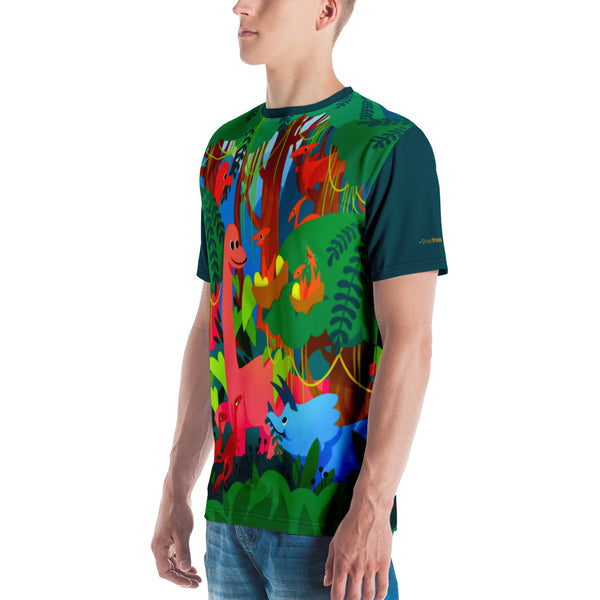 Dinosaurs in The Forest Men's T-Shirt