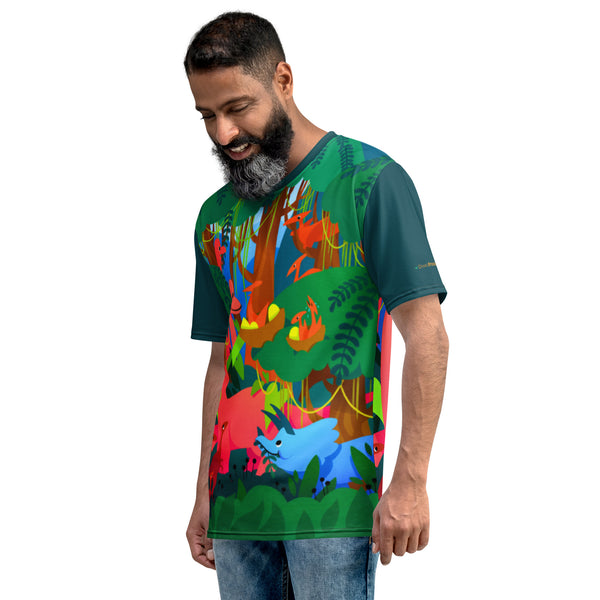 Dinosaurs in The Forest Men's T-Shirt