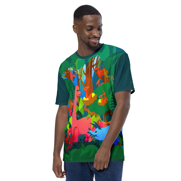 Dinosaurs in The Forest Men's T-Shirt