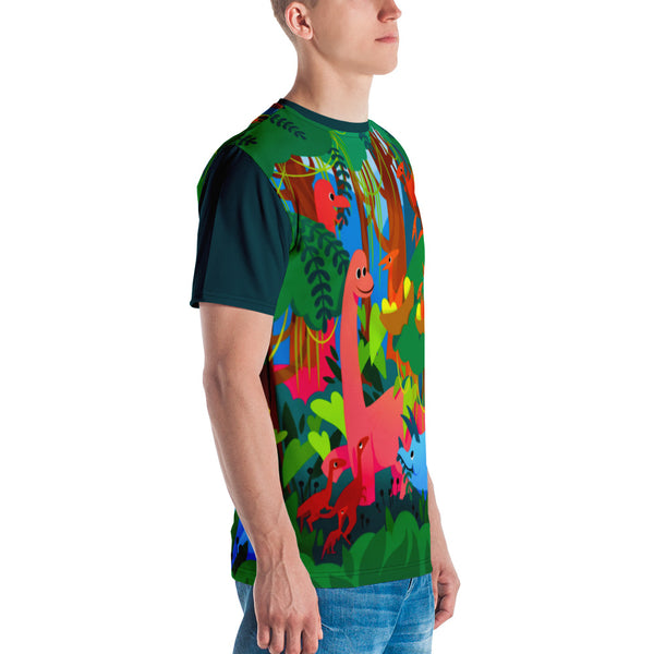 Dinosaurs in The Forest Men's T-Shirt