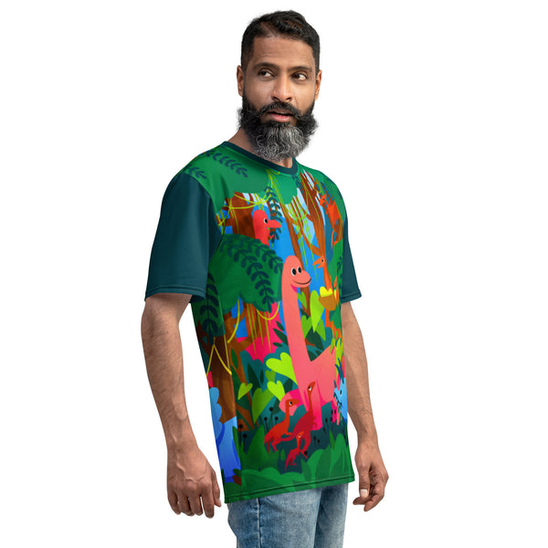 Dinosaurs in The Forest Men's T-Shirt