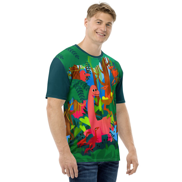 Dinosaurs in The Forest Men's T-Shirt