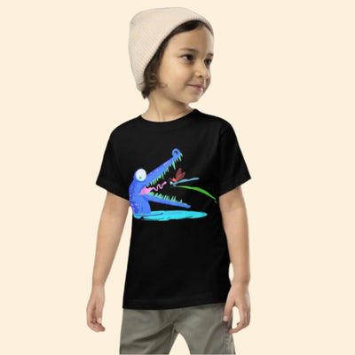 Crocodile Teeth Kid's Cotton T-Shirt