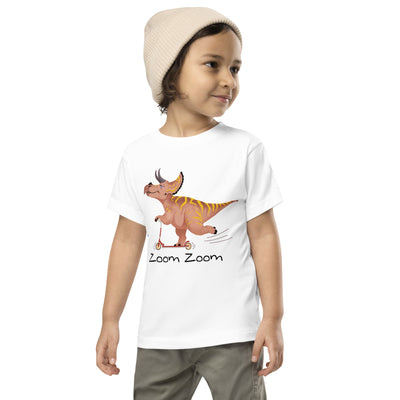 Scooter Triceratops Kid's Cotton T-Shirt