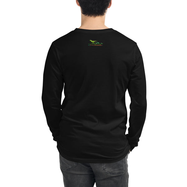 Floss-O-Raptor Long Sleeve Men's Cotton Shirt