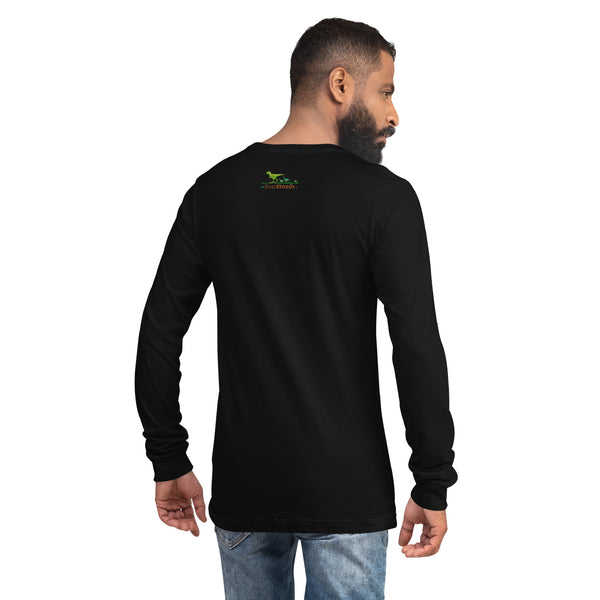 Floss-O-Raptor Long Sleeve Men's Cotton Shirt