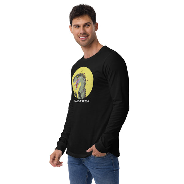 Floss-O-Raptor Long Sleeve Men's Cotton Shirt