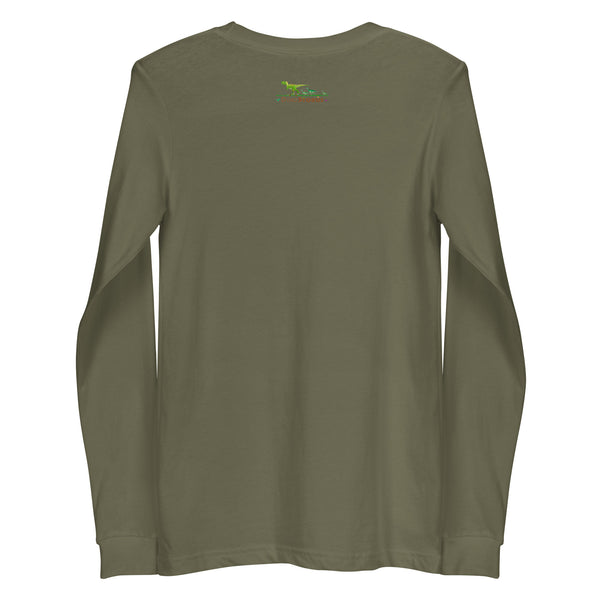 Floss-O-Raptor Long Sleeve Men's Cotton Shirt