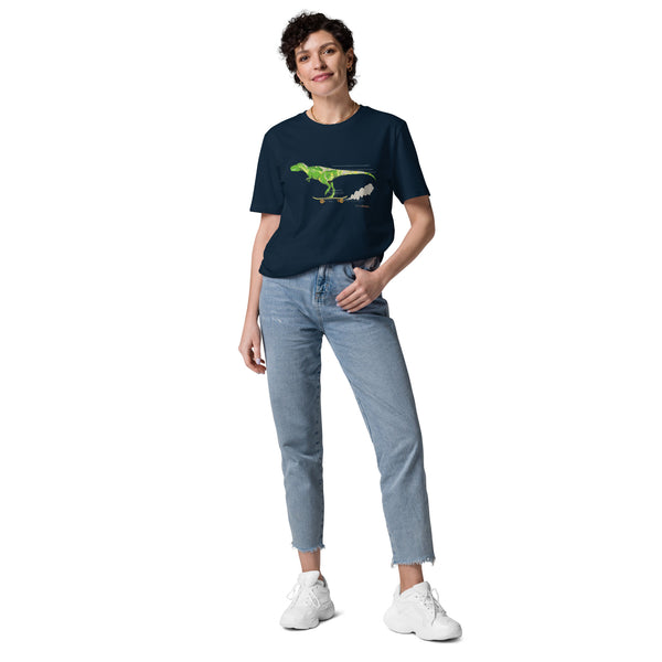 Skater Rex Organic Cotton Women's t-shirt