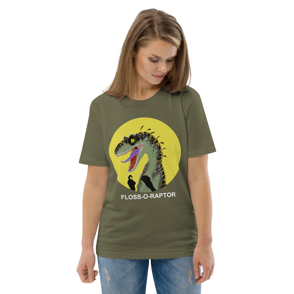 Floss-O-Raptor Organic Cotton Women's T-Shirt