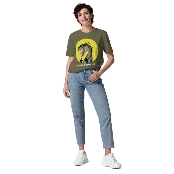 Floss-O-Raptor Organic Cotton Women's T-Shirt