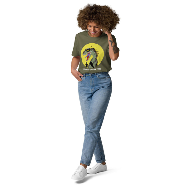 Floss-O-Raptor Organic Cotton Women's T-Shirt