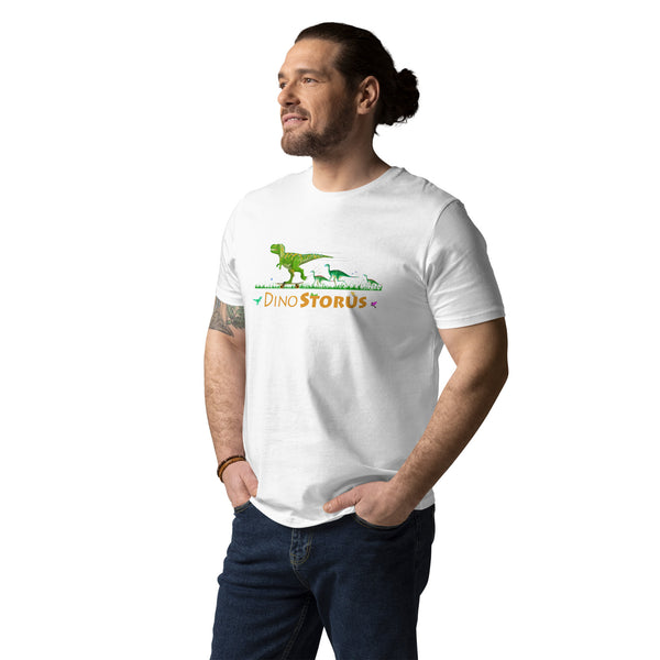 DinoStorus Logo Men's Organic Cotton T-Shirt