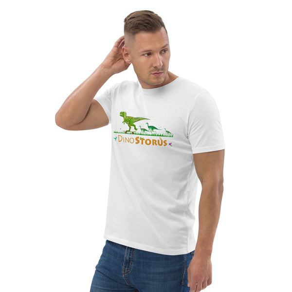 DinoStorus Logo Men's Organic Cotton T-Shirt