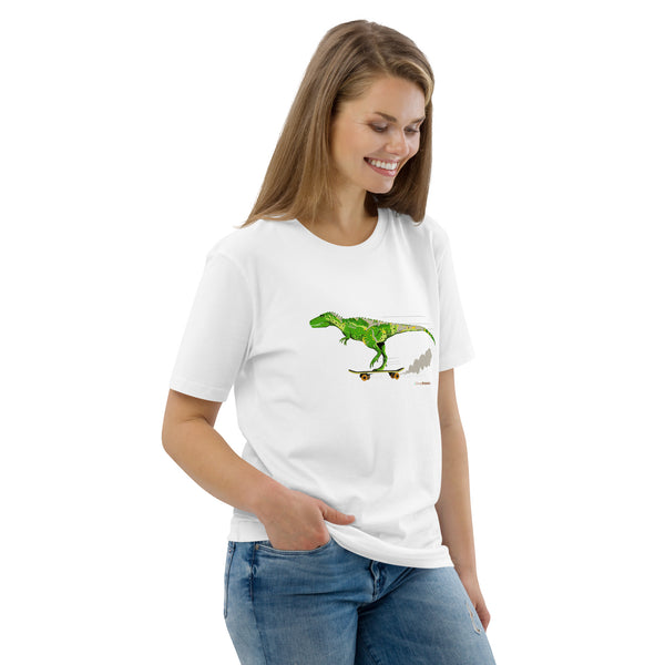 Skater Rex Organic Cotton Women's t-shirt