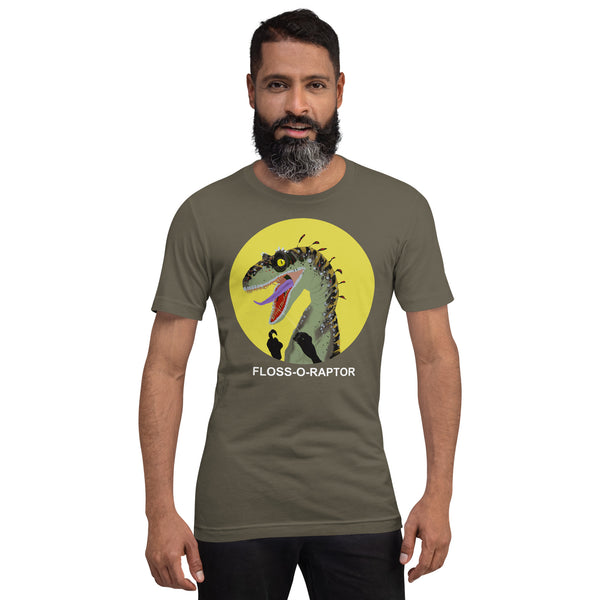 Floss-O-Raptor Men's Cotton T-Shirt