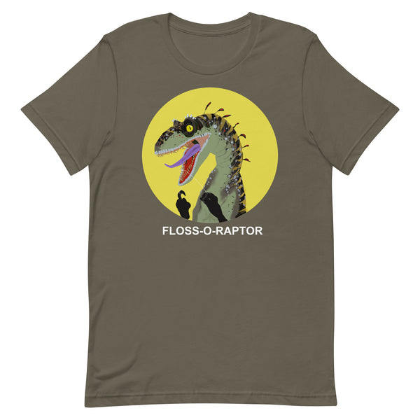 Floss-O-Raptor Men's Cotton T-Shirt