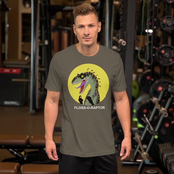 Floss-O-Raptor Men's Cotton T-Shirt