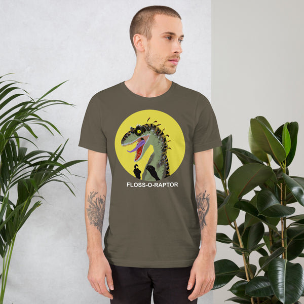 Floss-O-Raptor Men's Cotton T-Shirt