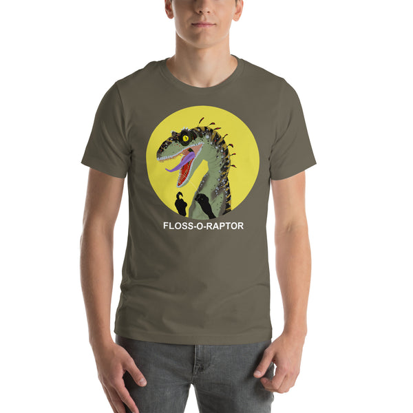 Floss-O-Raptor Men's Cotton T-Shirt