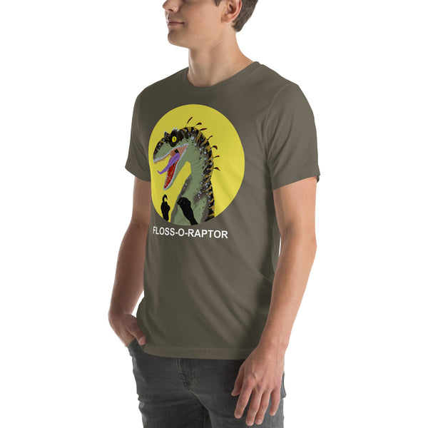 Floss-O-Raptor Men's Cotton T-Shirt