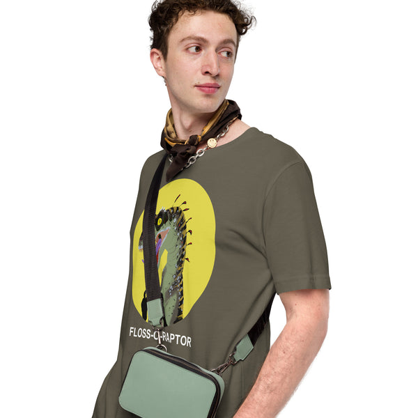 Floss-O-Raptor Men's Cotton T-Shirt