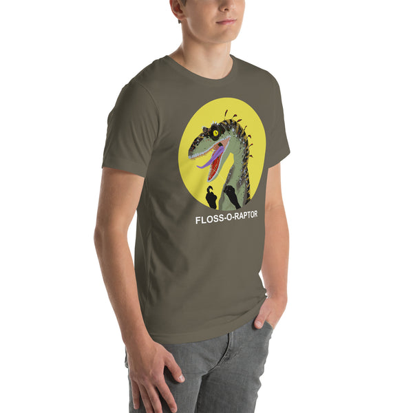 Floss-O-Raptor Men's Cotton T-Shirt