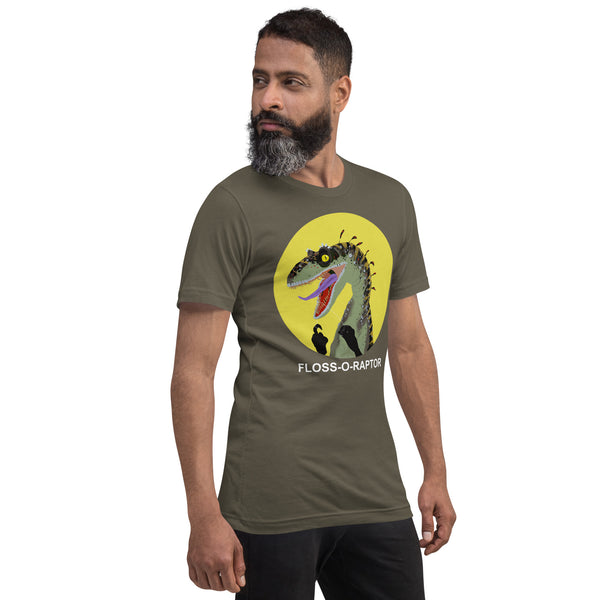 Floss-O-Raptor Men's Cotton T-Shirt