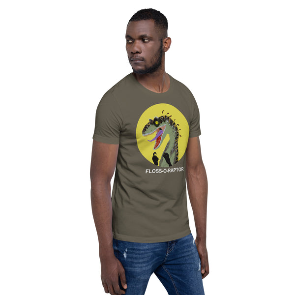 Floss-O-Raptor Men's Cotton T-Shirt