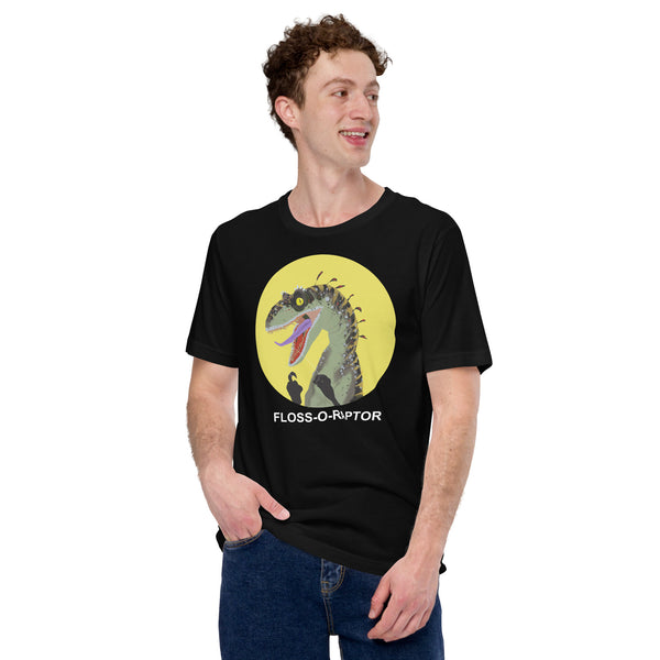 Floss-O-Raptor Men's Cotton T-Shirt