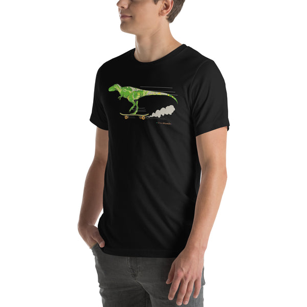 Skater Rex Men's Cotton T-Shirt