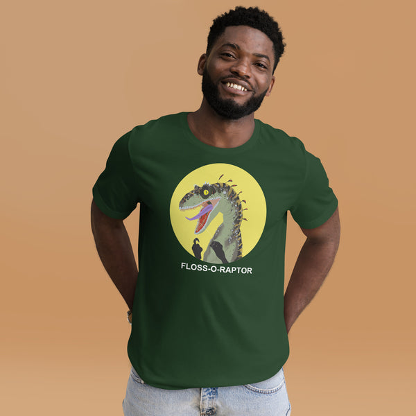 Floss-O-Raptor Men's Cotton T-Shirt