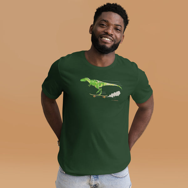 Skater Rex Men's Cotton T-Shirt