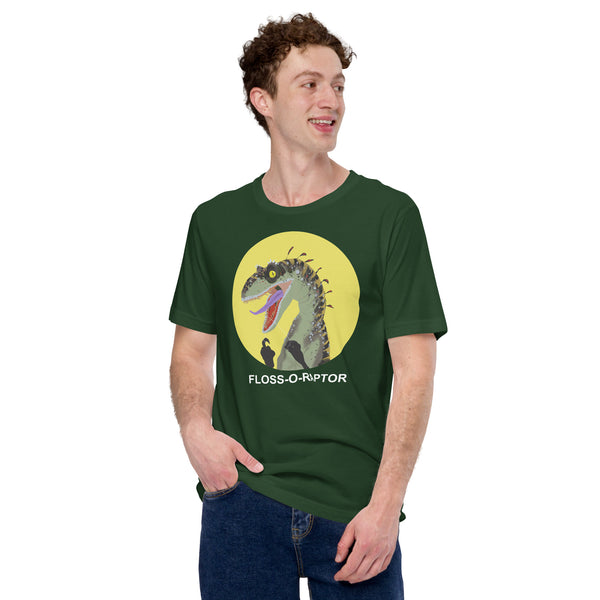 Floss-O-Raptor Men's Cotton T-Shirt