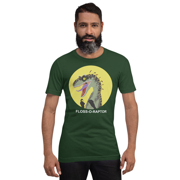 Floss-O-Raptor Men's Cotton T-Shirt