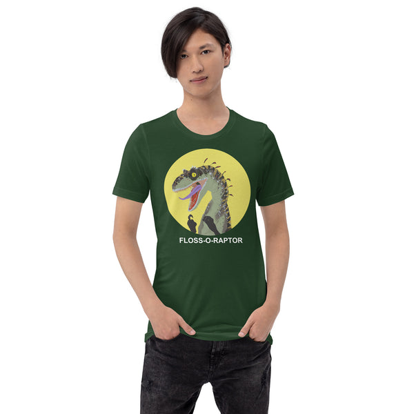 Floss-O-Raptor Men's Cotton T-Shirt