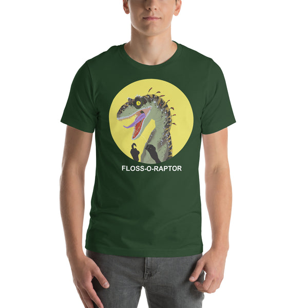 Floss-O-Raptor Men's Cotton T-Shirt